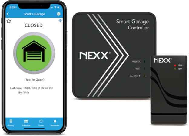 Nexx smart garage door controller