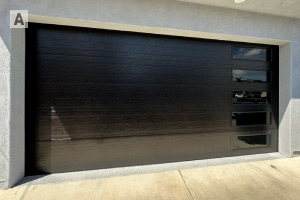 New residential garage door installation in Huntington Beach