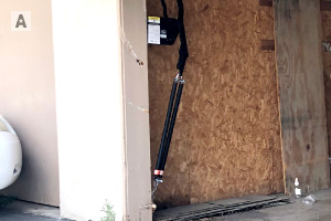 Garage door extension spring repair