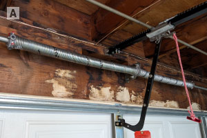 Garage door torsion spring repair