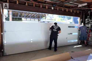 Garage door replacement in Orange County